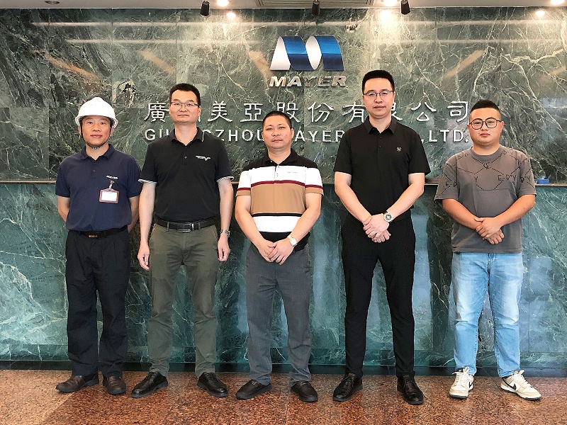 海南省不锈钢行业协会一行到广州美亚考察交流
