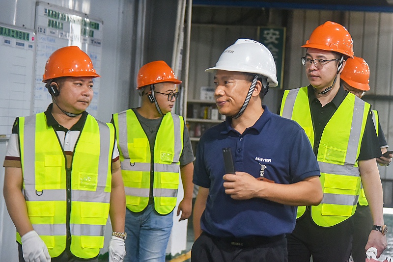 海南省不锈钢行业协会一行到广州美亚考察交流